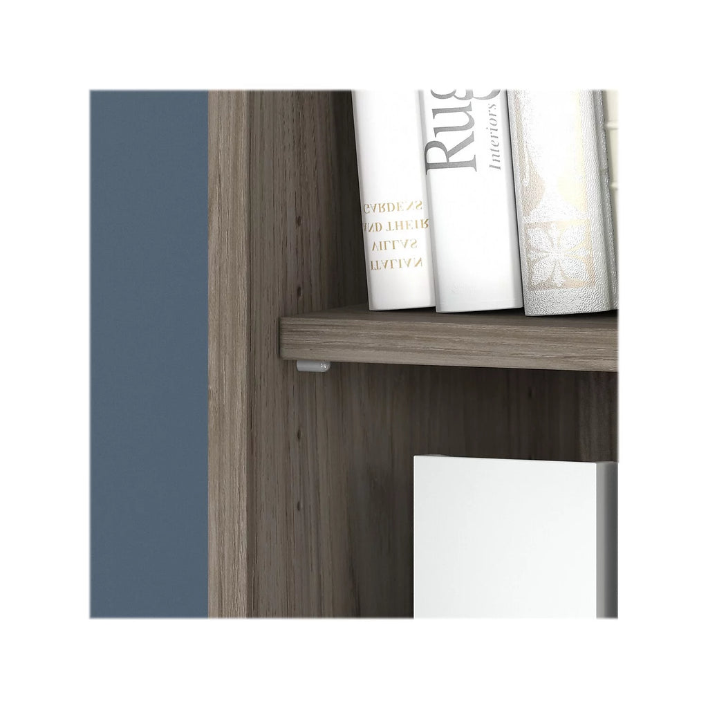 Tall 5 Shelf Bookcase with Doors L1086