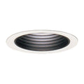 3-3/4 inch Round Matte White Down Light Step Reflector Baffle Trim Z71740