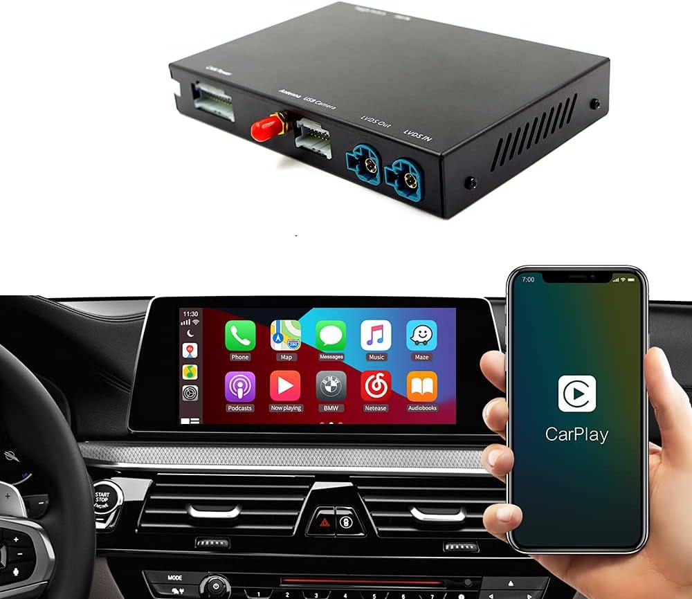Wireless CarPlay Android Auto Decoder for BMW 6.5 Screen NBT System M7657