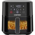 Black 4 QT Compact Air Fryer with Nonstick Dishwasher Safe Basket U69761