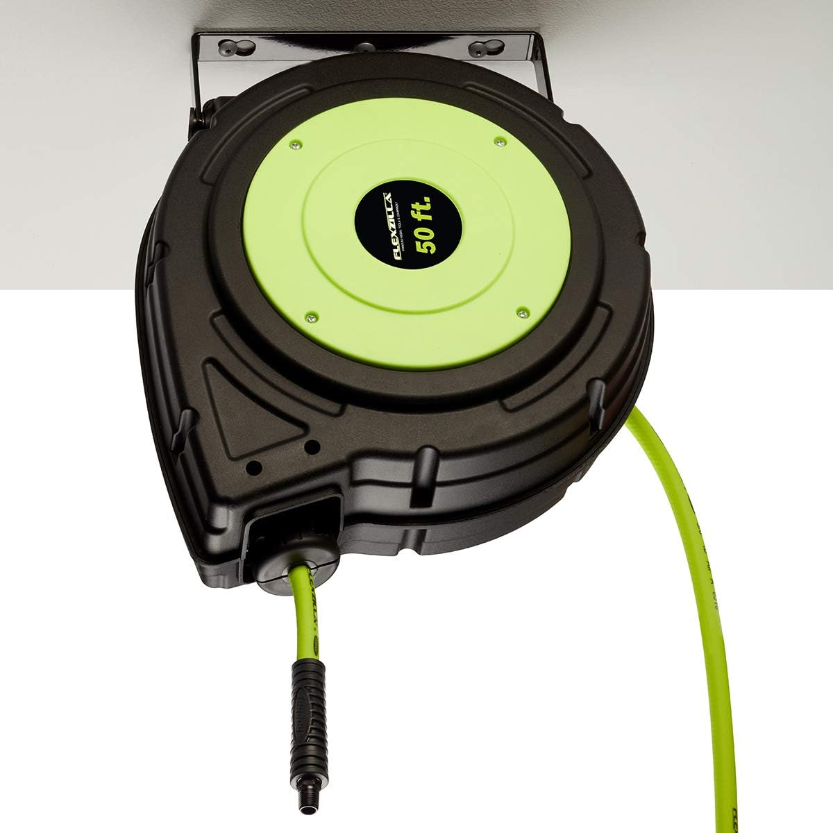 Retractable Enclosed Plastic Air Hose Reel, 3/8 in. x 50 ft A2138