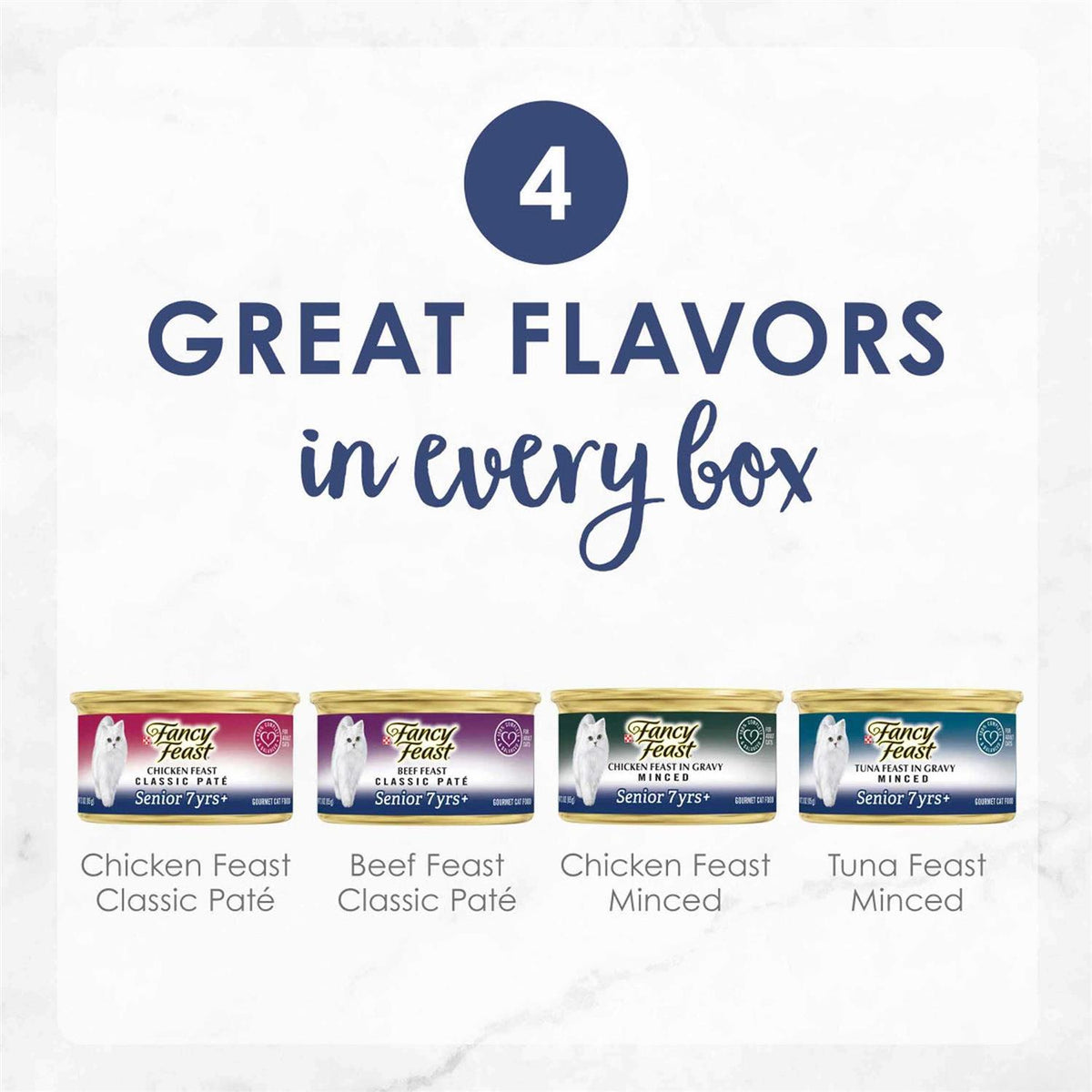 High Protein Senior Wet Cat Food Variety Pack U541
