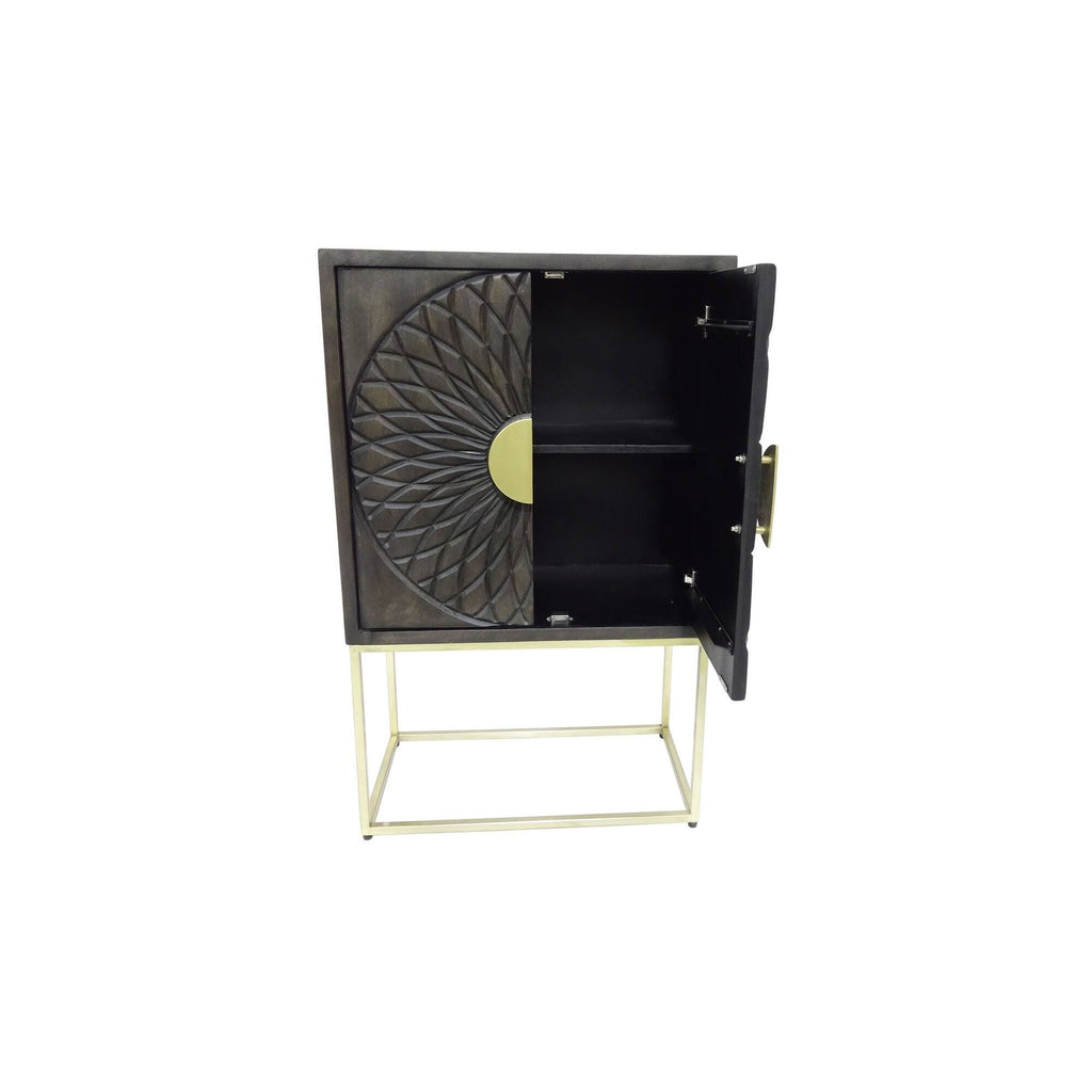 Solid Mango Wood Cabinet U8160