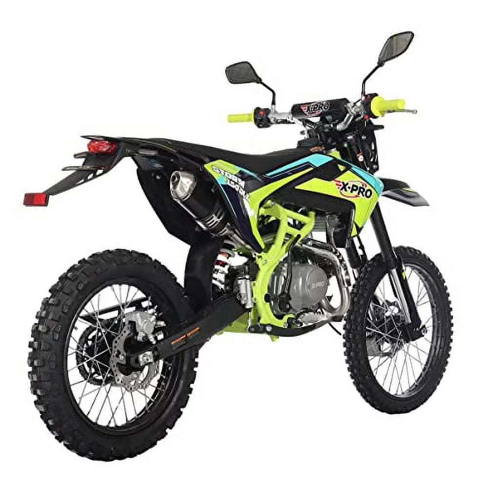 150cc Gas Pit Dirt Bike with 4-Speed Manual Transmission, 19"/16" Tires Q2883