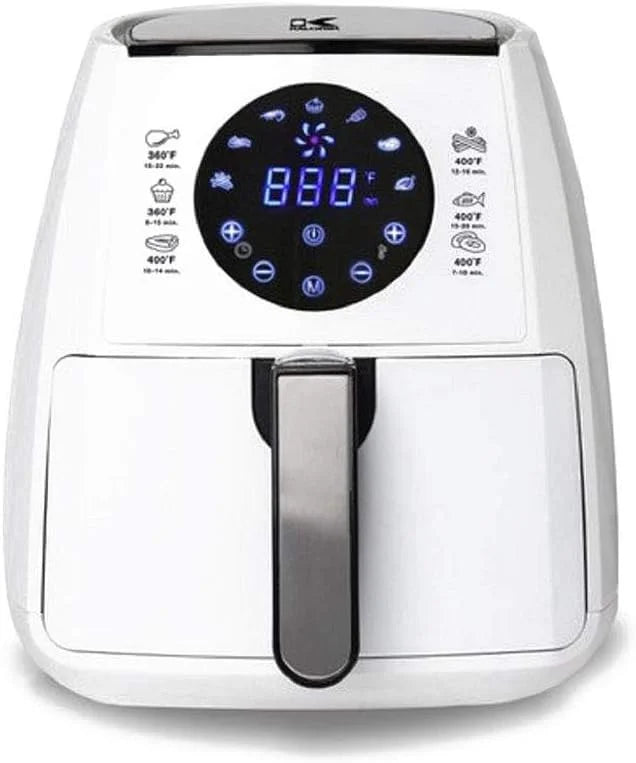 White 3.2 Quart Digital Air Fryer U2245