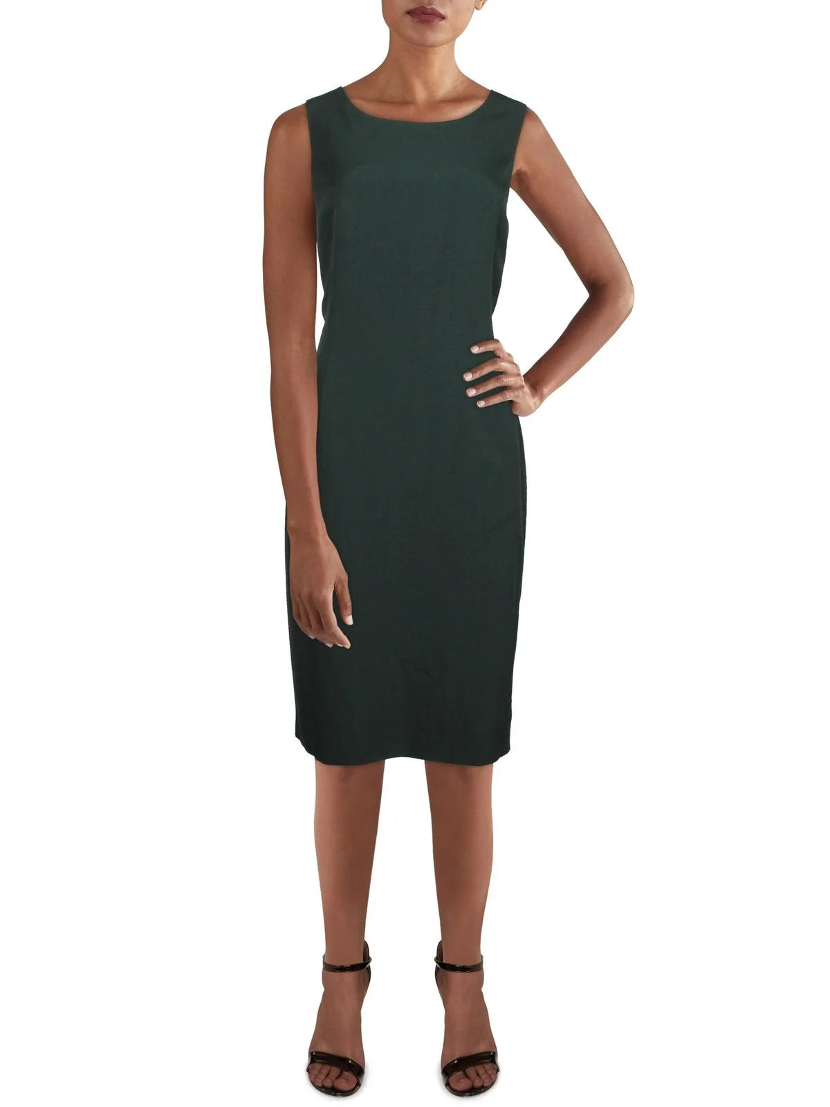 Sleeveless Knee-Length Sheath Dress T746