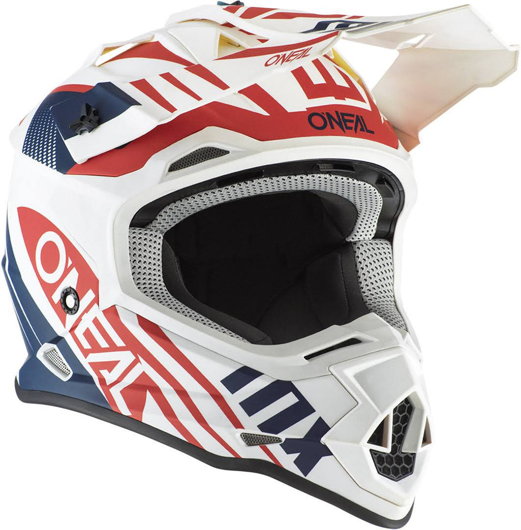 White/Blue/Red Racing Helmet K344758