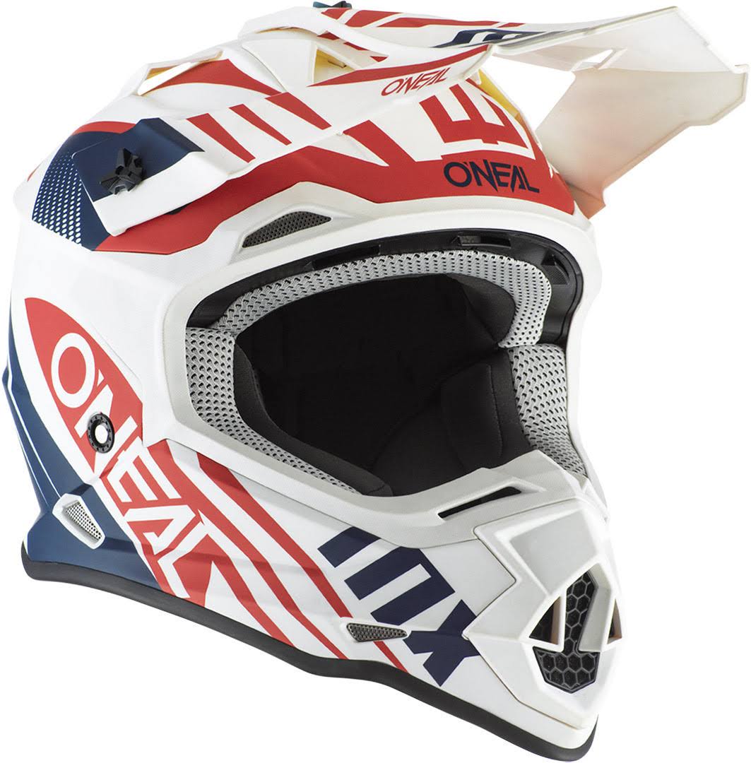 White/Blue/Red Racing Helmet K344758