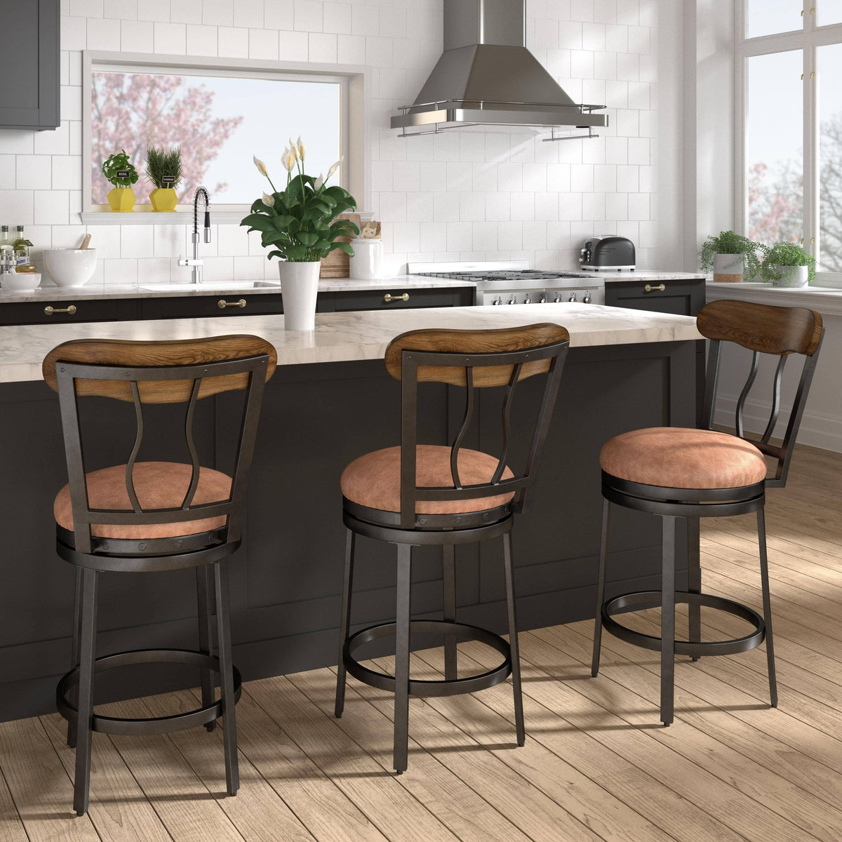 Metal Swivel Counter Stool X700