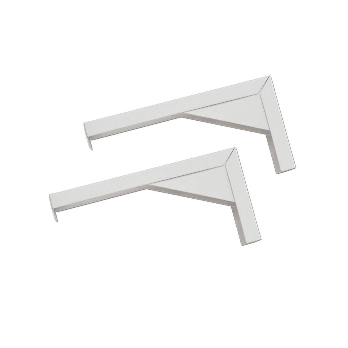 White 12" Wall/Ceiling L Brackets J335580