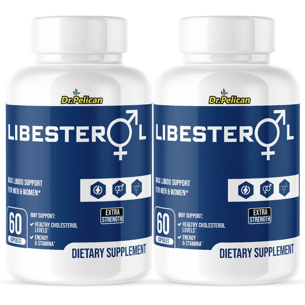 2 Bottles 120 Capsules Libido Stamina Cholesterol Supplement W7784