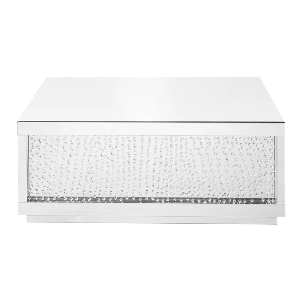 Clear Mirrored Accent Coffee Table Z37907