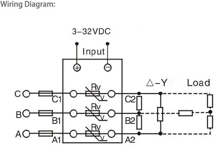 Solid State Relay 3 Phase 80A M6613