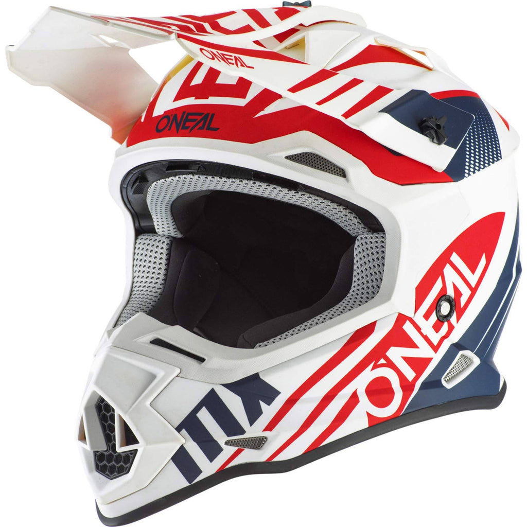 White/Blue/Red Racing Helmet K344758