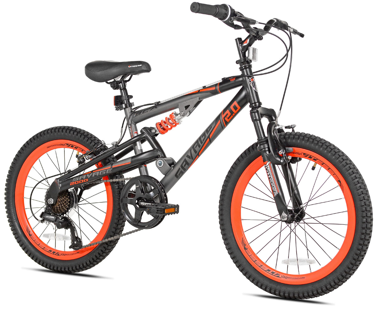 20 inch Boy's Mountain Bike Yellow/Black T542470