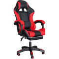 Red Ergonomic Gaming Chair with Footrest L96762