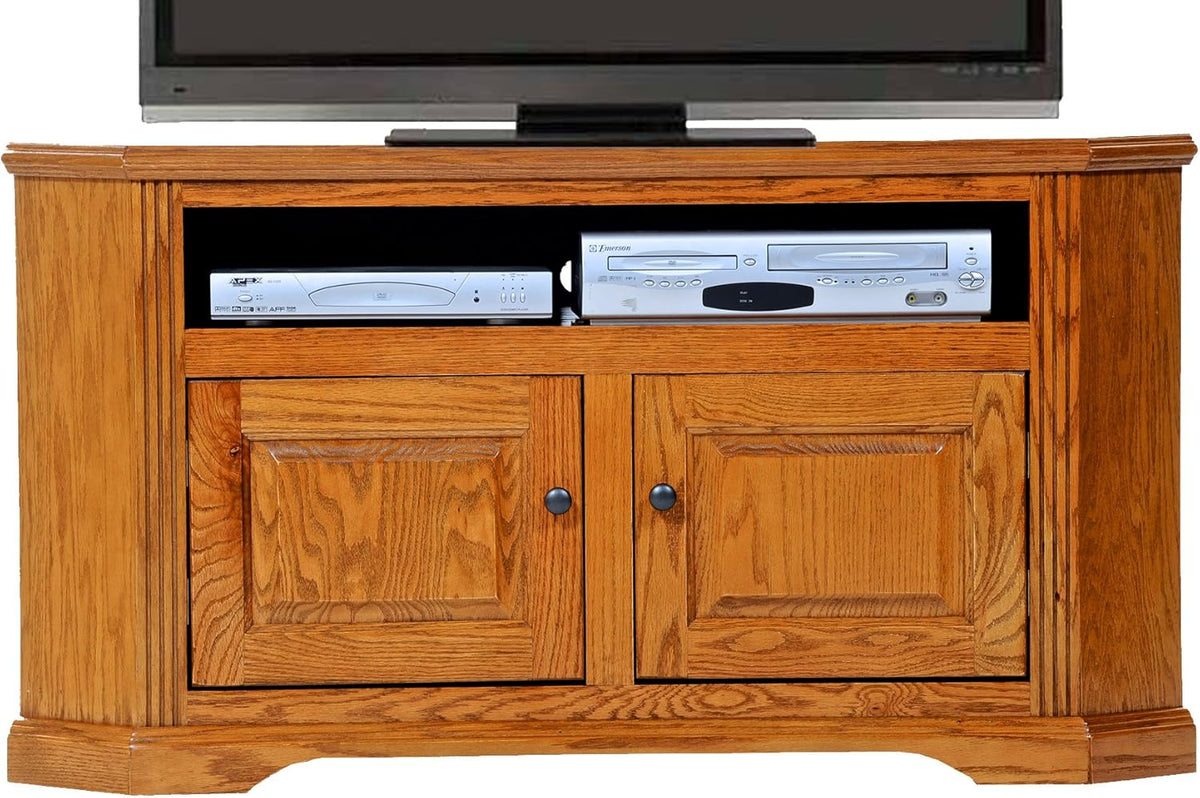 Oak Corner TV Cart W5606