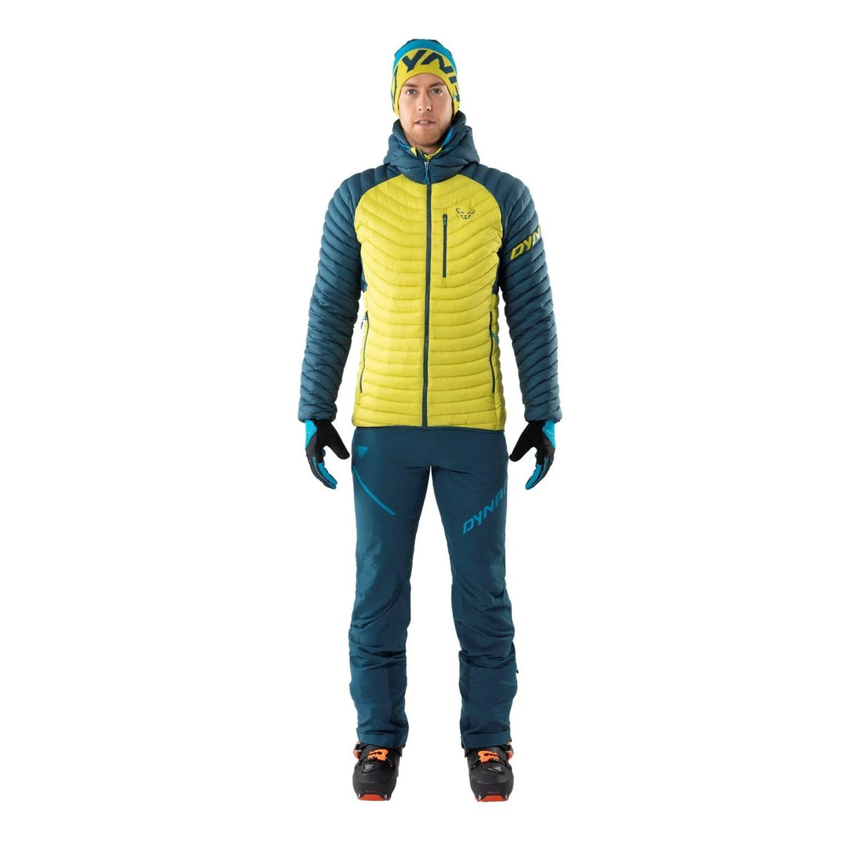 Down Hooded Jacket Mens Moss XL X648795