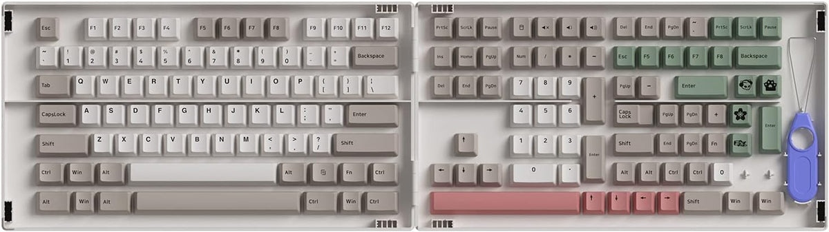 158-Key ASA Profile PBT Double-Shot Keycap Set D808334