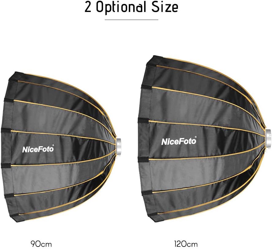 90cm Umbrella Softbox with Grid Carry Bag for Bowens Mount T5982