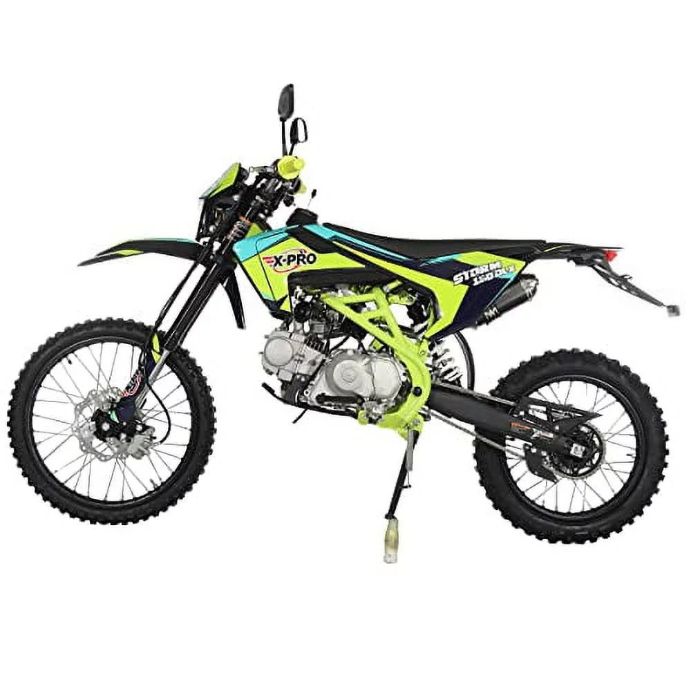 150cc Gas Pit Dirt Bike with 4-Speed Manual Transmission, 19"/16" Tires Q2883