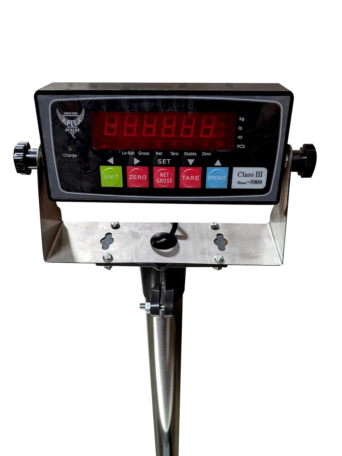 Bench Scale Stainless Steel Postal Scale 12” x 16” P1119