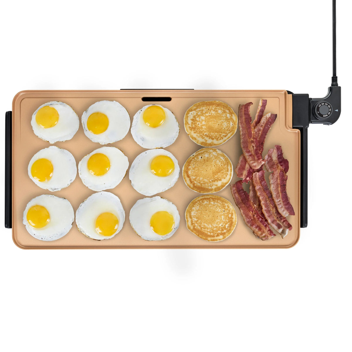 Extra Large Ceramic Griddle with Warming Tray A1036