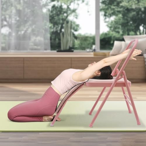 Foldable Yoga Chair with Lumbar Back Support V4543