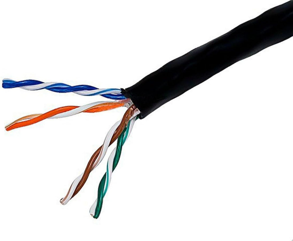 1000FT 24AWG Cat5e UTP Riser Rated Bare Copper Cable - Blue D8057