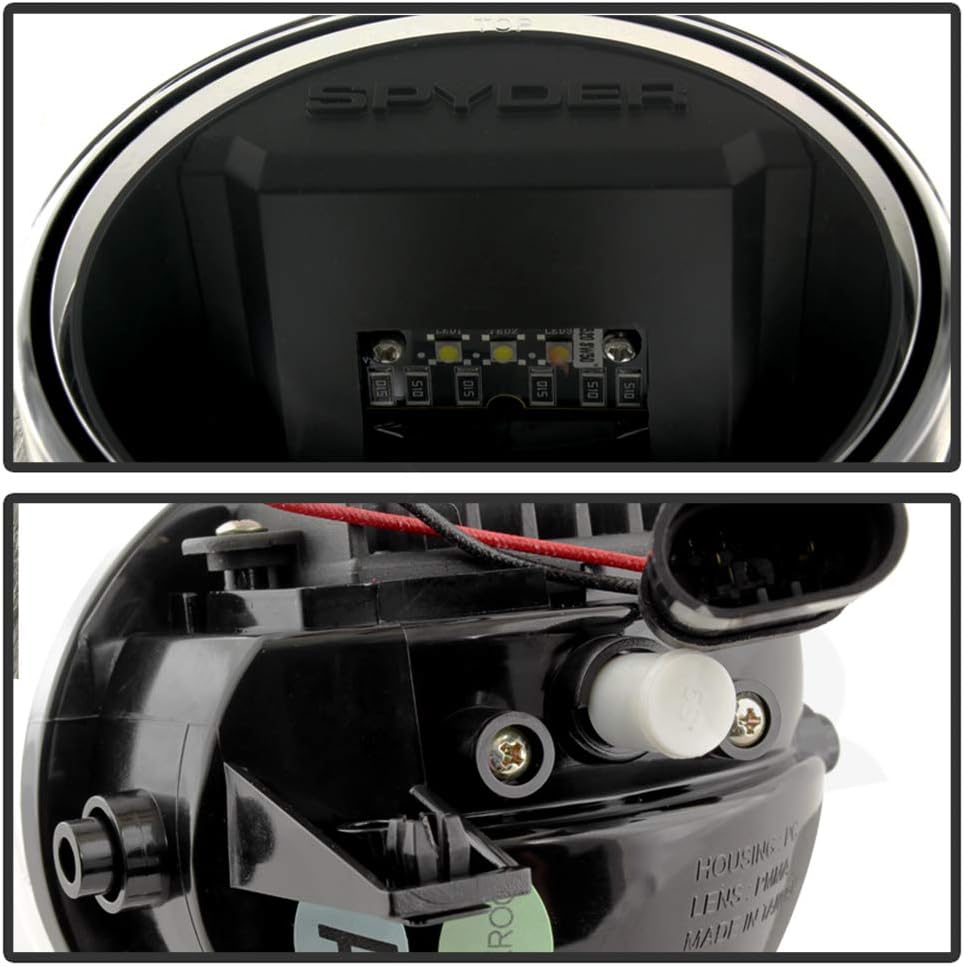 For 2011-2014 Ford F150 Black LED Bumper Fog Lights Assembly T5737