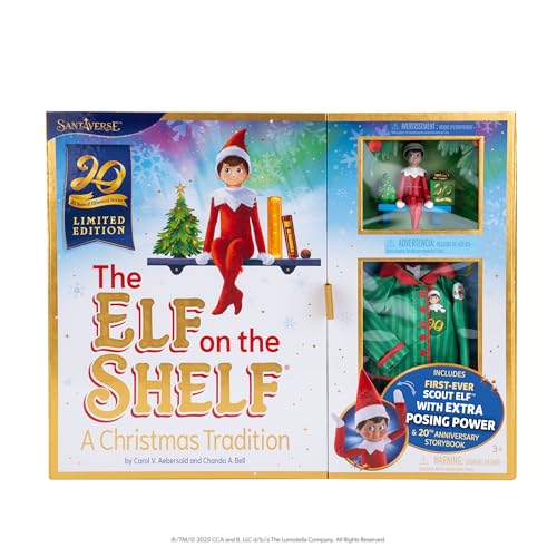 Posable Boy Scout Elf with Blue Eyes Box Set Q28480