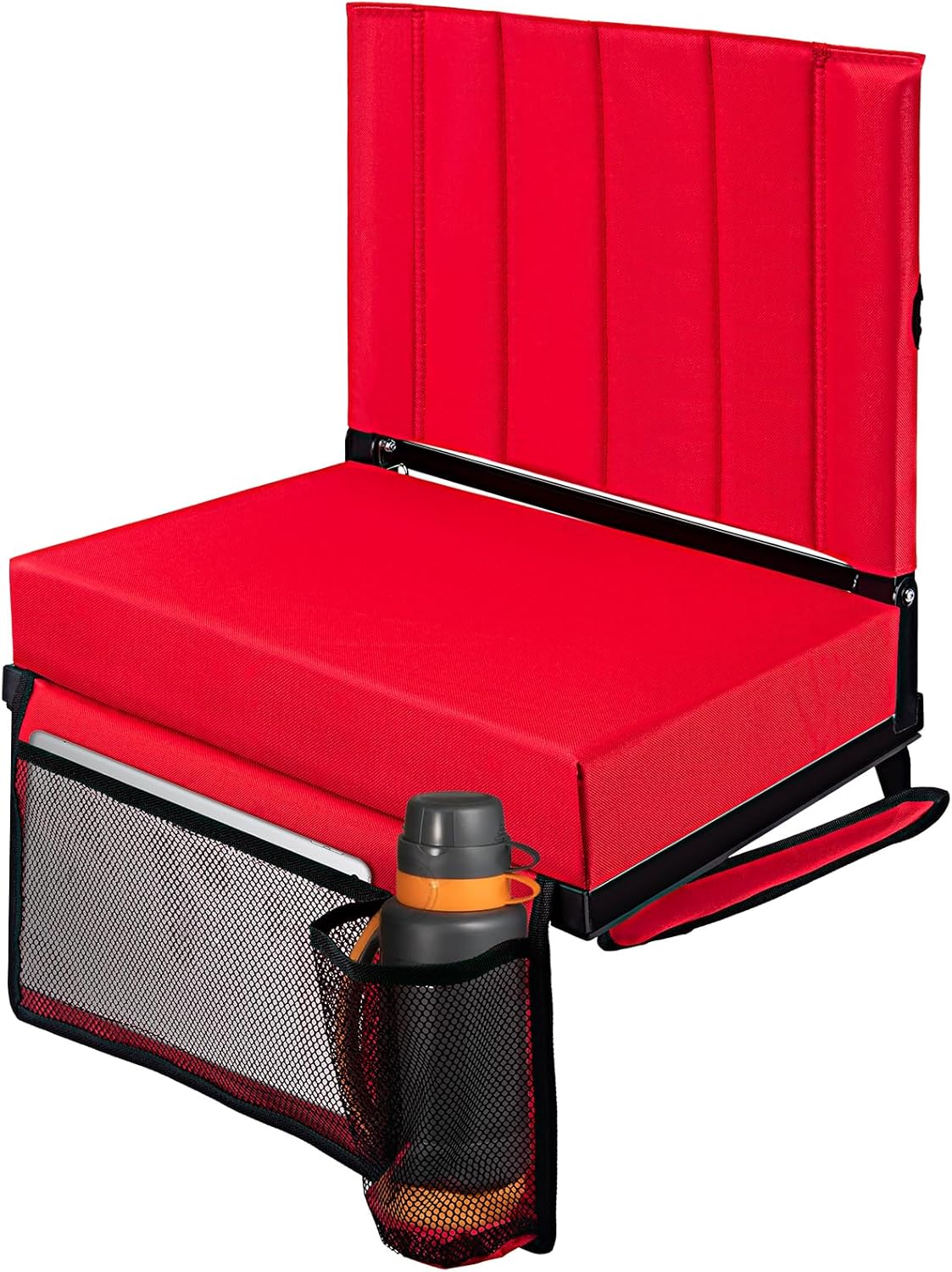 Bleacher Chair with Back Support and Cushion E105