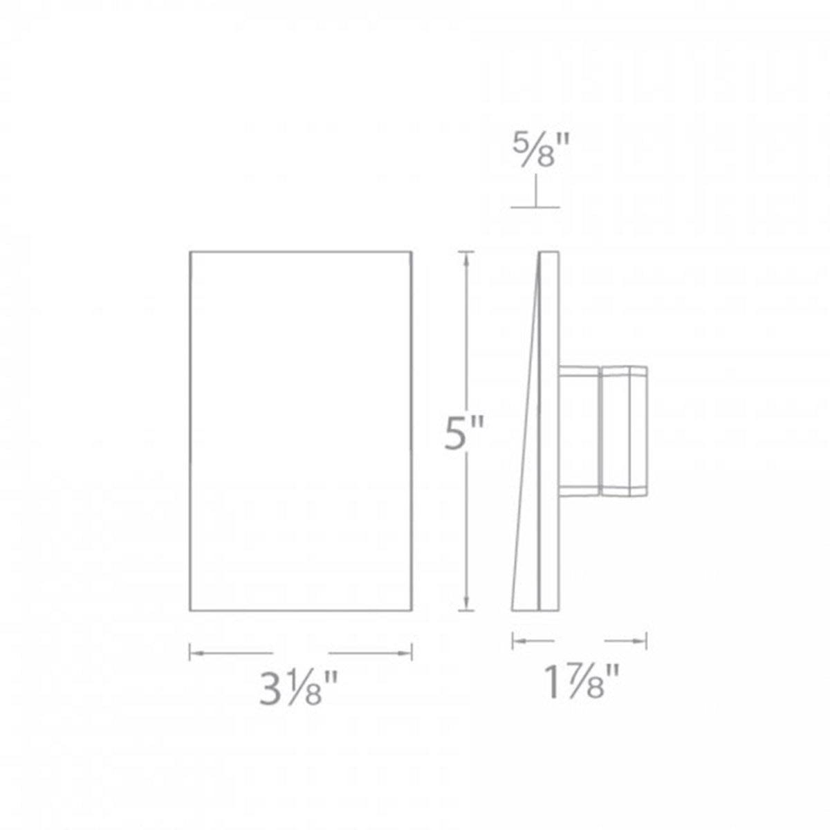 LED Vertical Scoop Step and Wall Light G2956