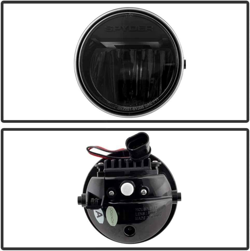 For 2011-2014 Ford F150 Black LED Bumper Fog Lights Assembly T5737