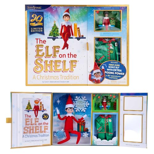 Posable Boy Scout Elf with Blue Eyes Box Set Q28480