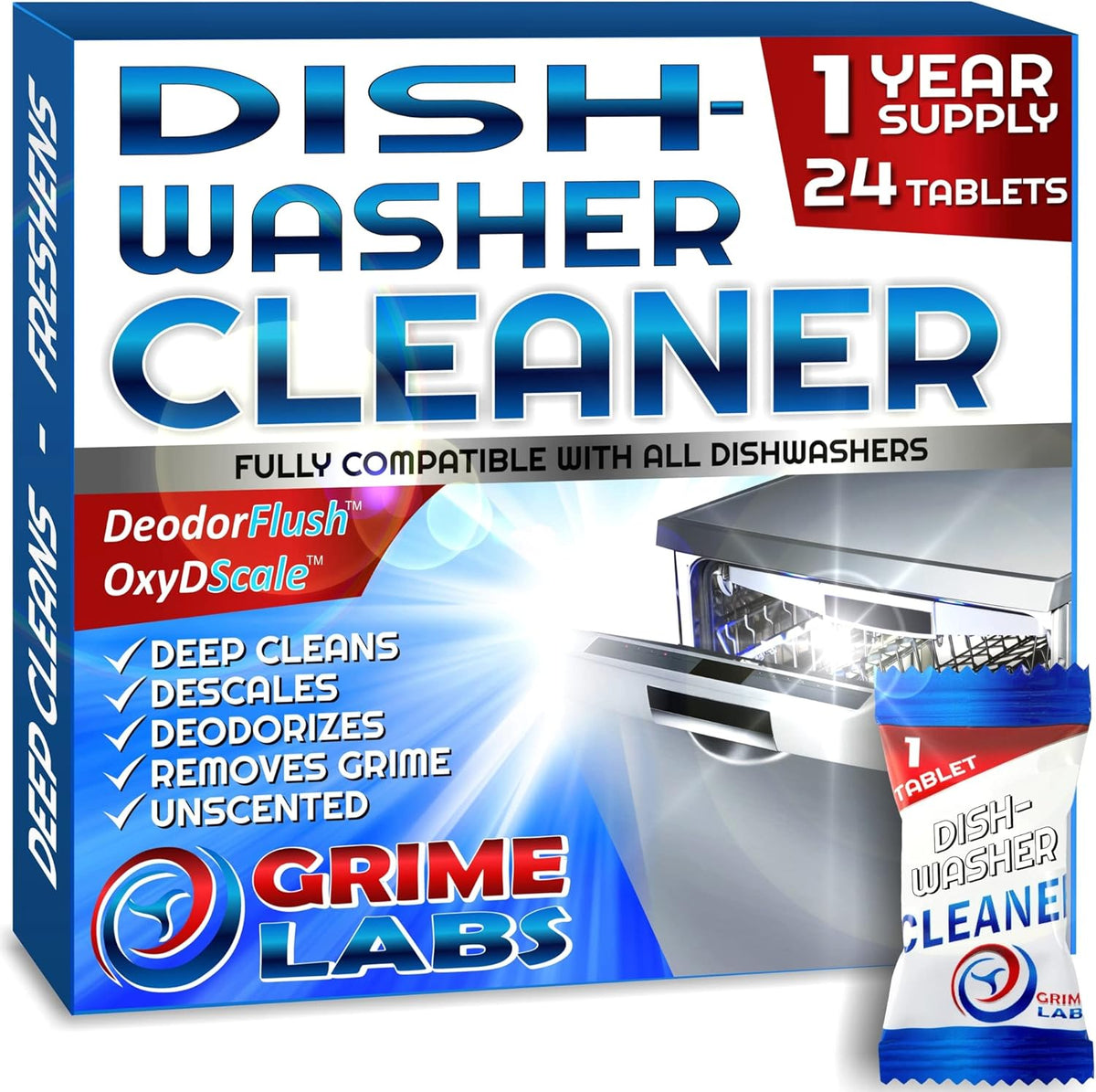 24 pack Dishwasher Cleaner Tablets F936