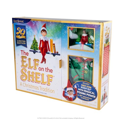 Posable Boy Scout Elf with Blue Eyes Box Set Q28480