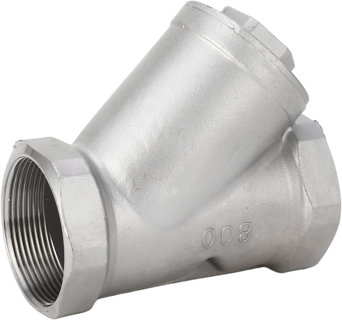 2 Inch DN50 Thread Y Type Strainer 304 Stainless Steel Y Shaped Filter R393