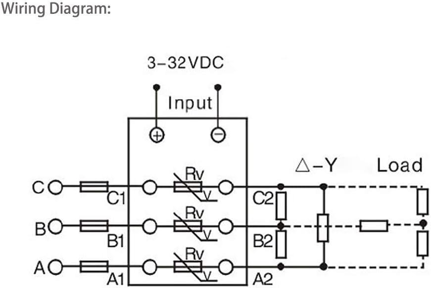 Solid State Relay 3 Phase 80A M6613