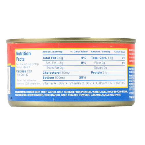 (4 pack) Fully Cooked Roast Beef with Gravy, 12 oz Can C127262