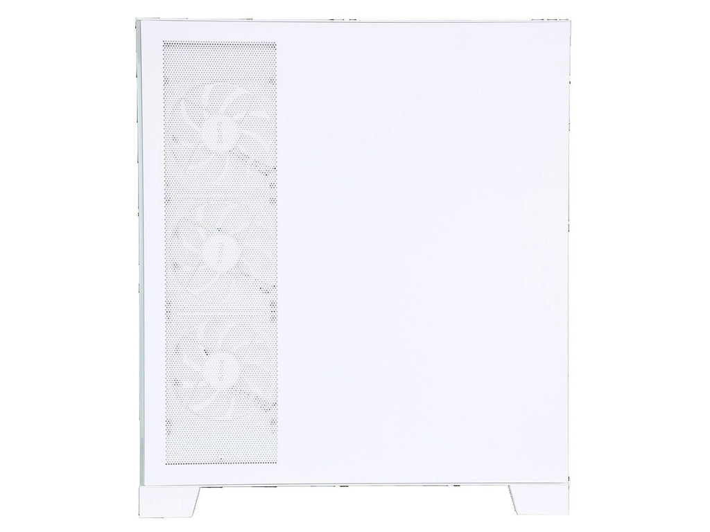 White Dual USB3.0 and Type C Tempered Glass ATX Mid Tower Computer Case with 4 x 120mm ARGB Fans Q28859