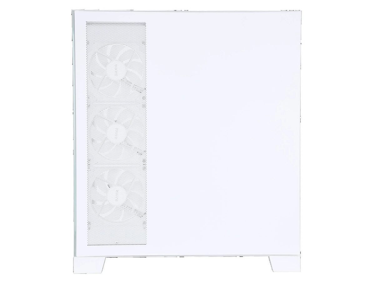 White Dual USB3.0 and Type C Tempered Glass ATX Mid Tower Computer Case with 4 x 120mm ARGB Fans Q28859