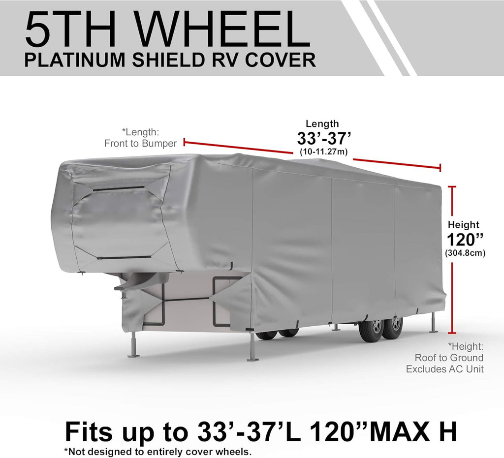 Weatherproof RV Cover for 26' - 30' 5th Wheel RV P81245