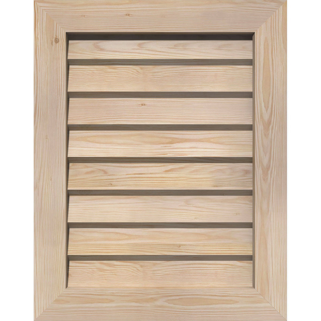 Vertical Gable Vent Unfinished Non-Functional B56697
