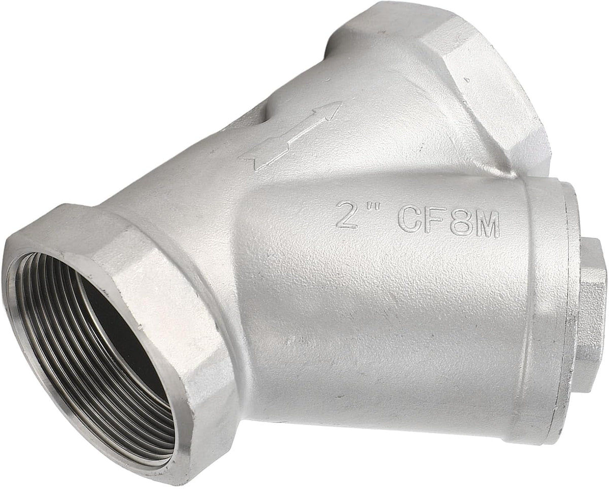 2 Inch DN50 Thread Y Type Strainer 304 Stainless Steel Y Shaped Filter R393