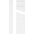 Plain PVC Pilaster with Decorative Capital & Base (Pair) Q921