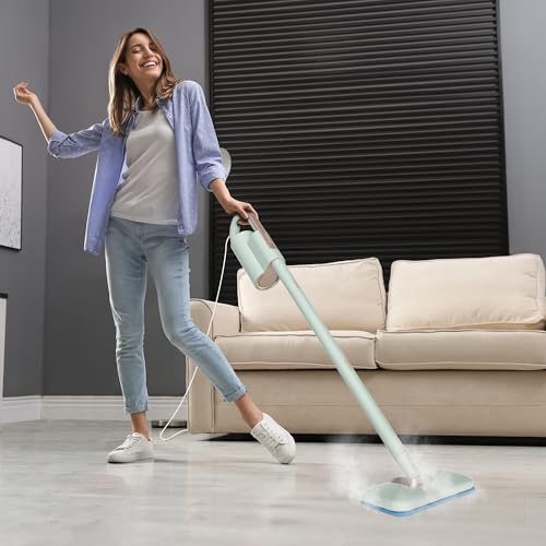 1200W Steam Mop & Detachable Handheld Cleaner with 11 Accessories & 2 Pads S694