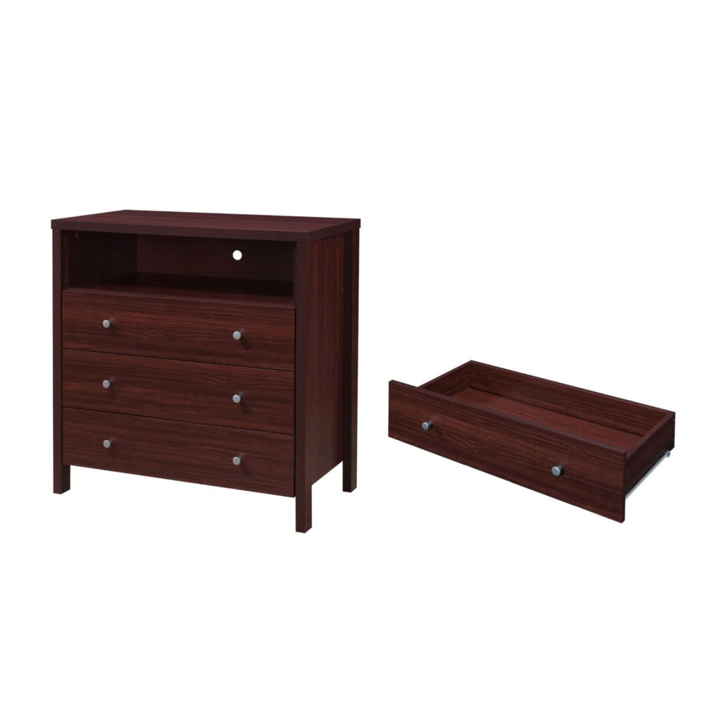 3-Drawer Dresser with Open Shelf V756
