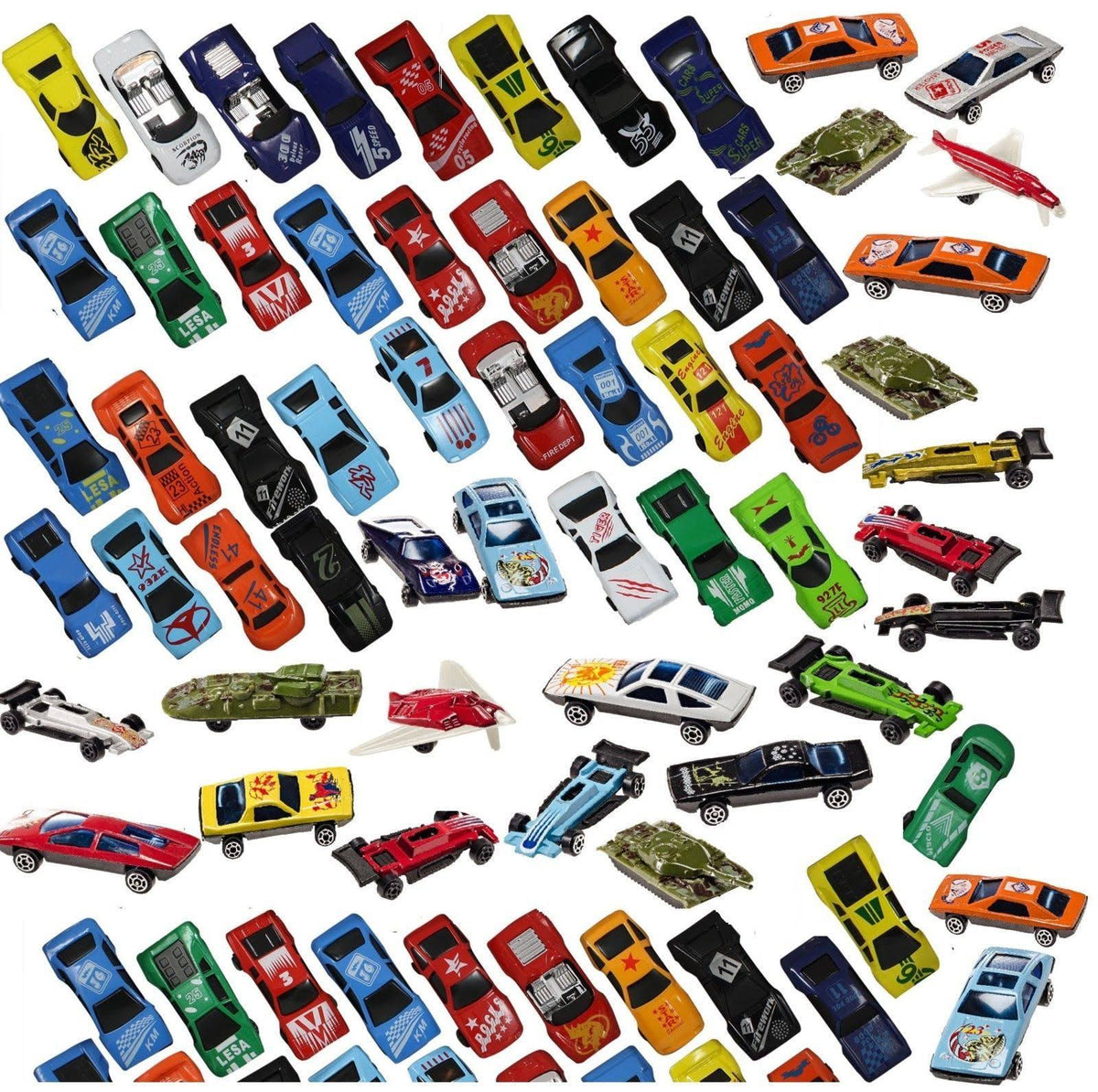 100 PC Die Cast Toy Cars T432084