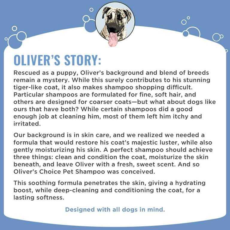 Oatmeal and Aloe Dog Shampoo V68764